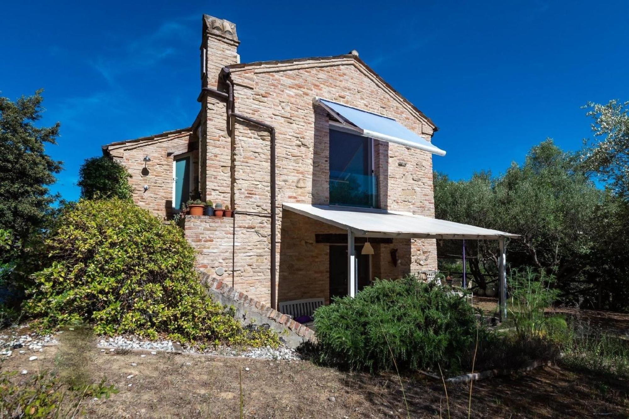 Villa Meernahes Ferienhaus Casa Cantagallo Mit Pool Fermo Exterior foto