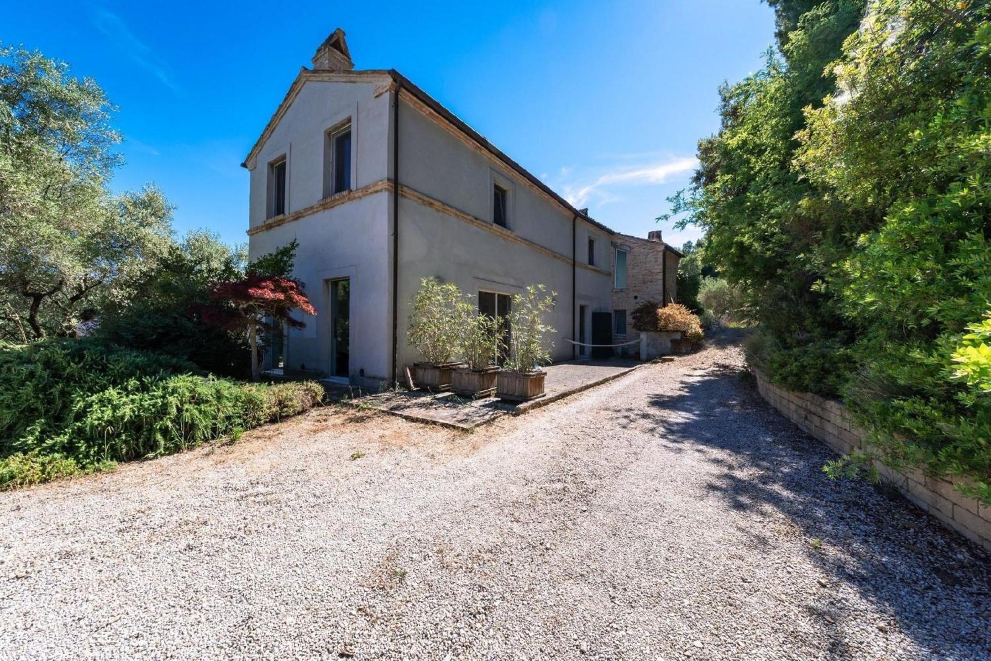 Villa Meernahes Ferienhaus Casa Cantagallo Mit Pool Fermo Exterior foto