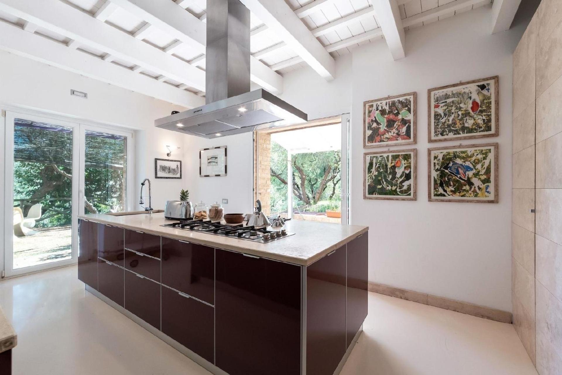 Villa Meernahes Ferienhaus Casa Cantagallo Mit Pool Fermo Exterior foto