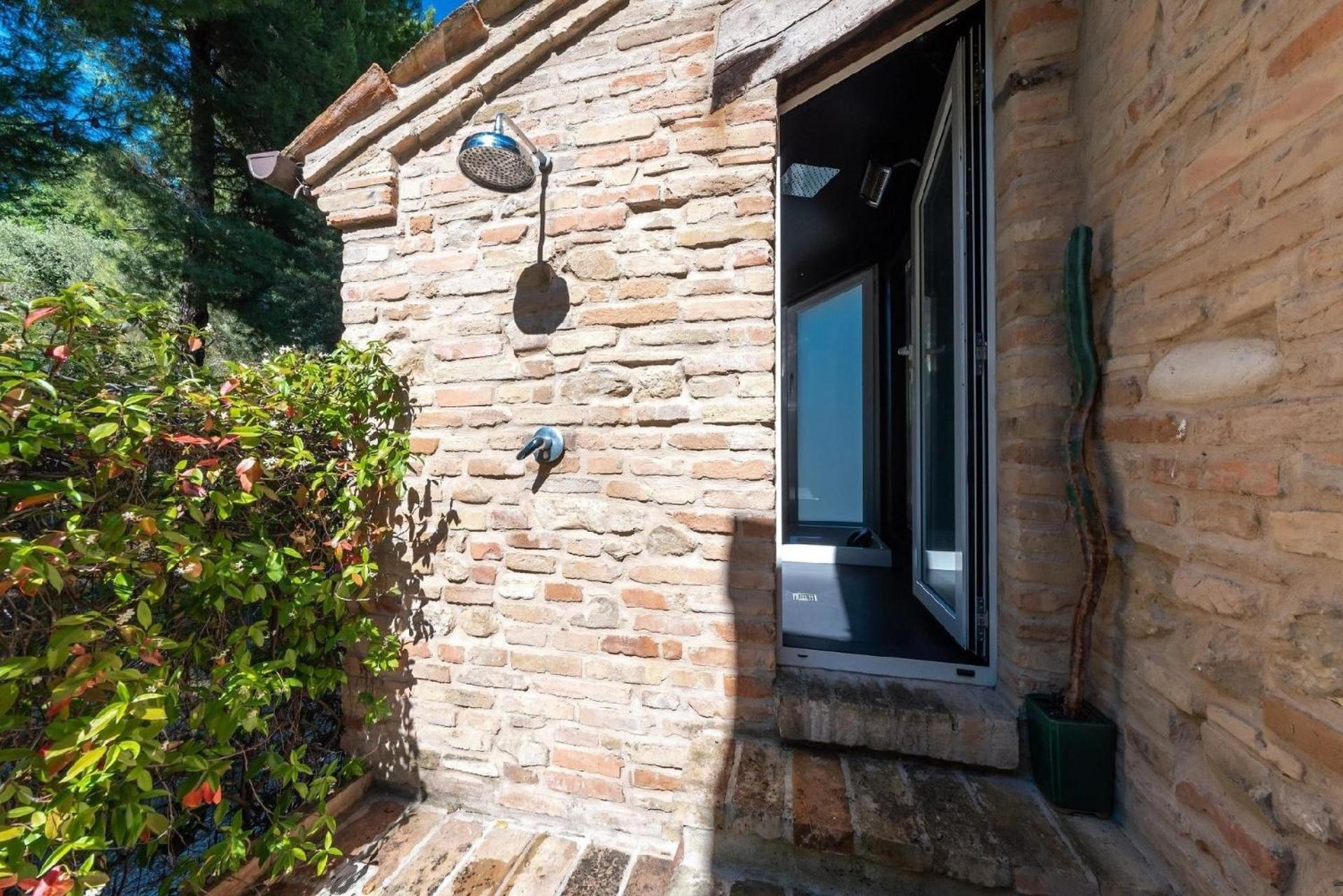 Villa Meernahes Ferienhaus Casa Cantagallo Mit Pool Fermo Exterior foto