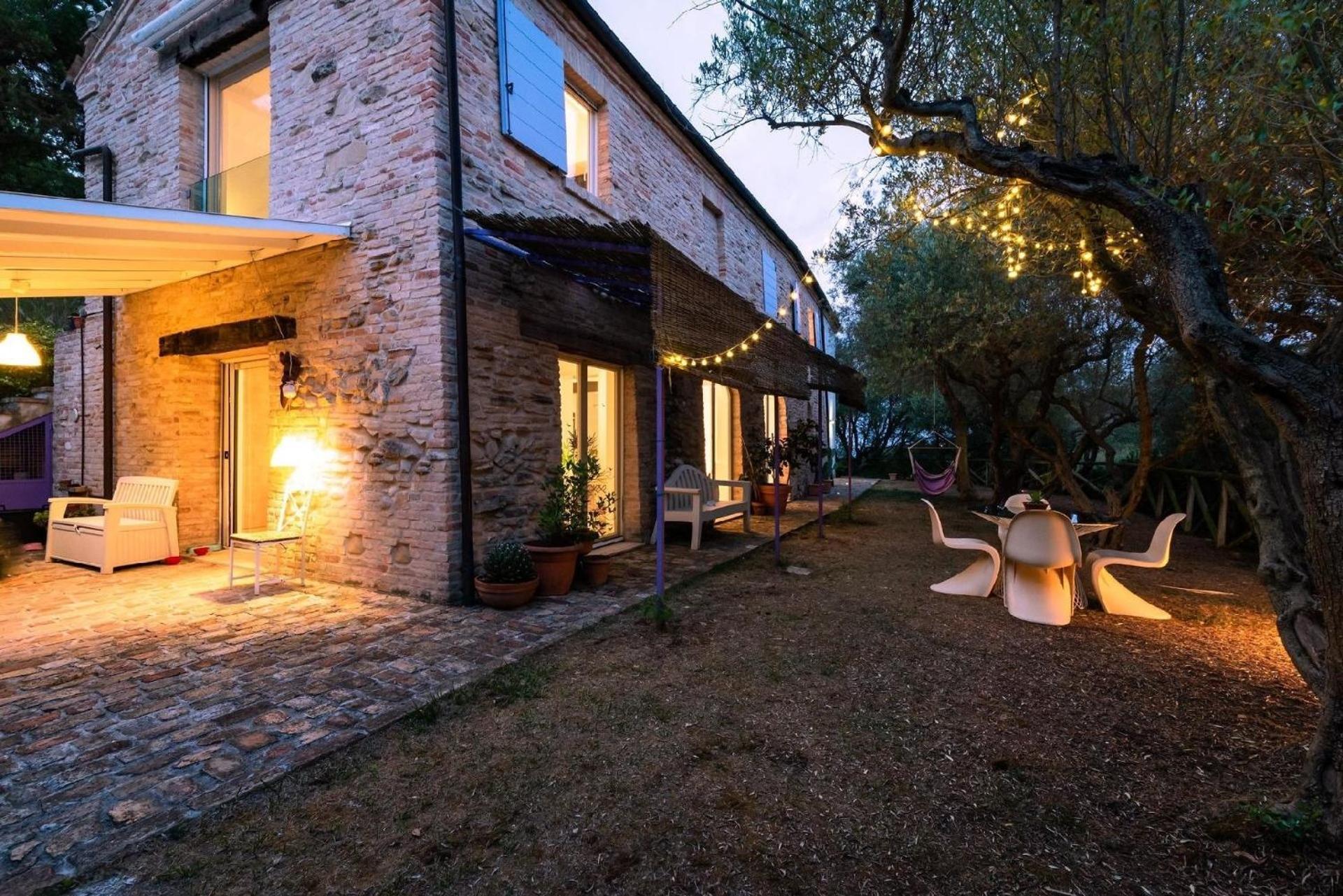 Villa Meernahes Ferienhaus Casa Cantagallo Mit Pool Fermo Exterior foto