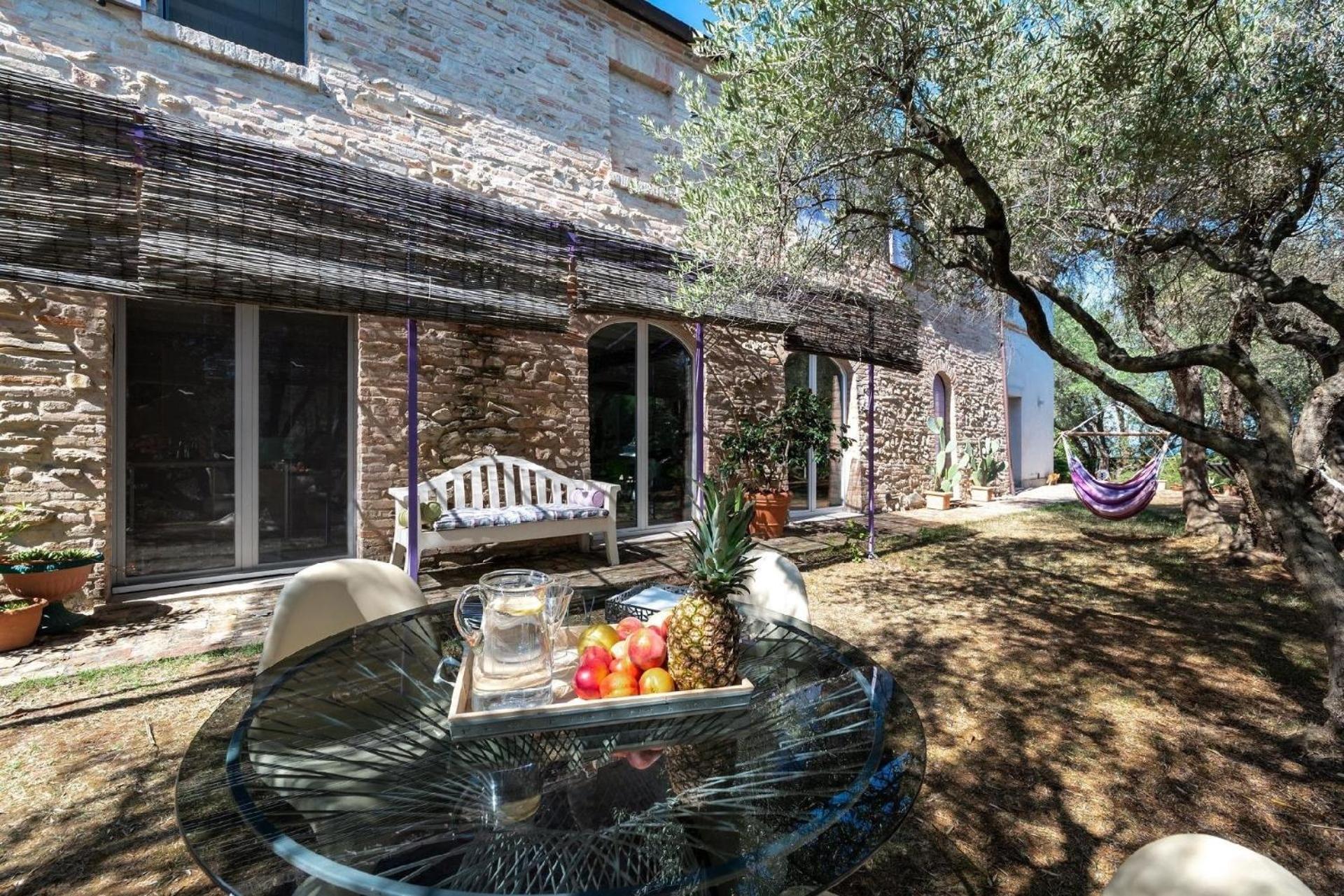 Villa Meernahes Ferienhaus Casa Cantagallo Mit Pool Fermo Exterior foto