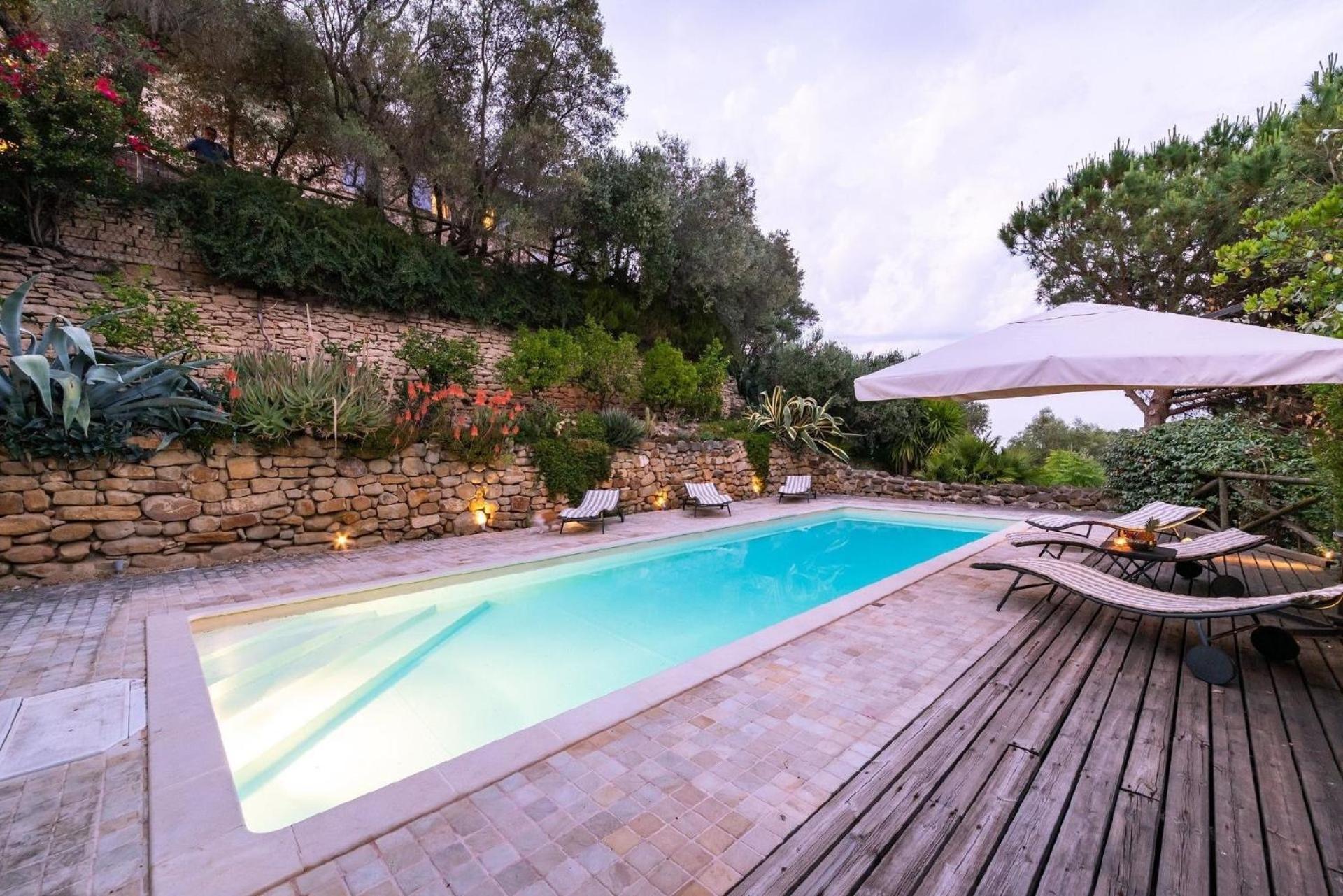 Villa Meernahes Ferienhaus Casa Cantagallo Mit Pool Fermo Exterior foto